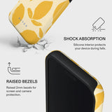 Burga iPhone 17 Pro Tough Fashion Case - MagSafe Compatible - Lemon Tart