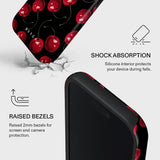 Burga iPhone 17 Tough Fashion Case - MagSafe Compatible - Cherrybomb
