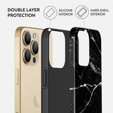 Burga iPhone 13 Pro Tough Fashion Case - Noir Origin