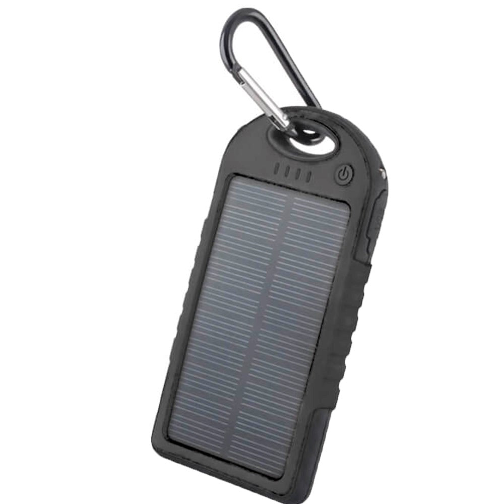 PowerBank Forever Travel Battery Solar - 5000mAh - Black