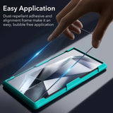 ESR Samsung Galaxy S24 Ultra Tempered Glass Screen Protector with Mounting Frame - Transparent