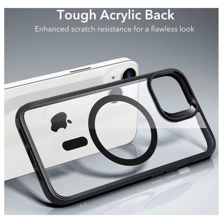 ESR iPhone 14 / 13 Classic Hybrid Case - MagSafe Compatible - Transparent / Black