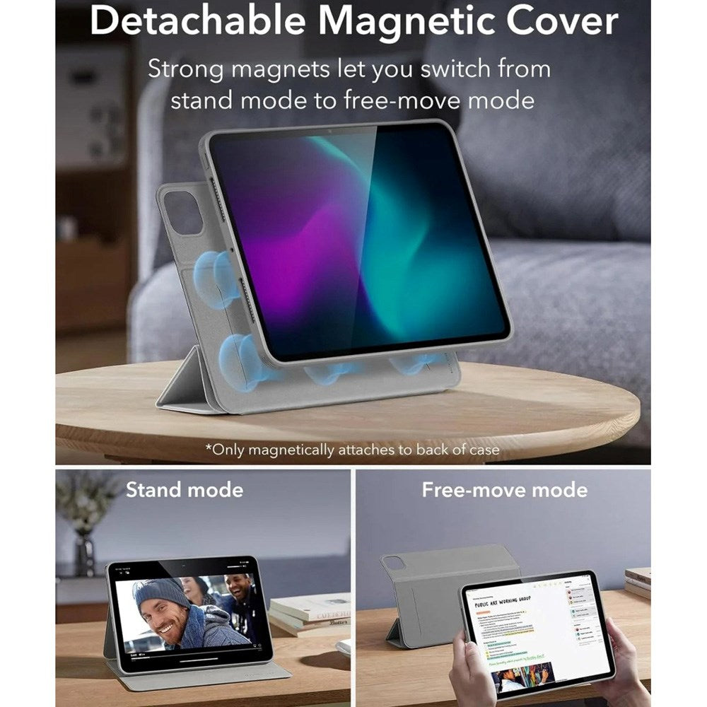 iPad Pro 13" (2025 / 2024) ESR Rebound Hybrid Flip Case - Grey