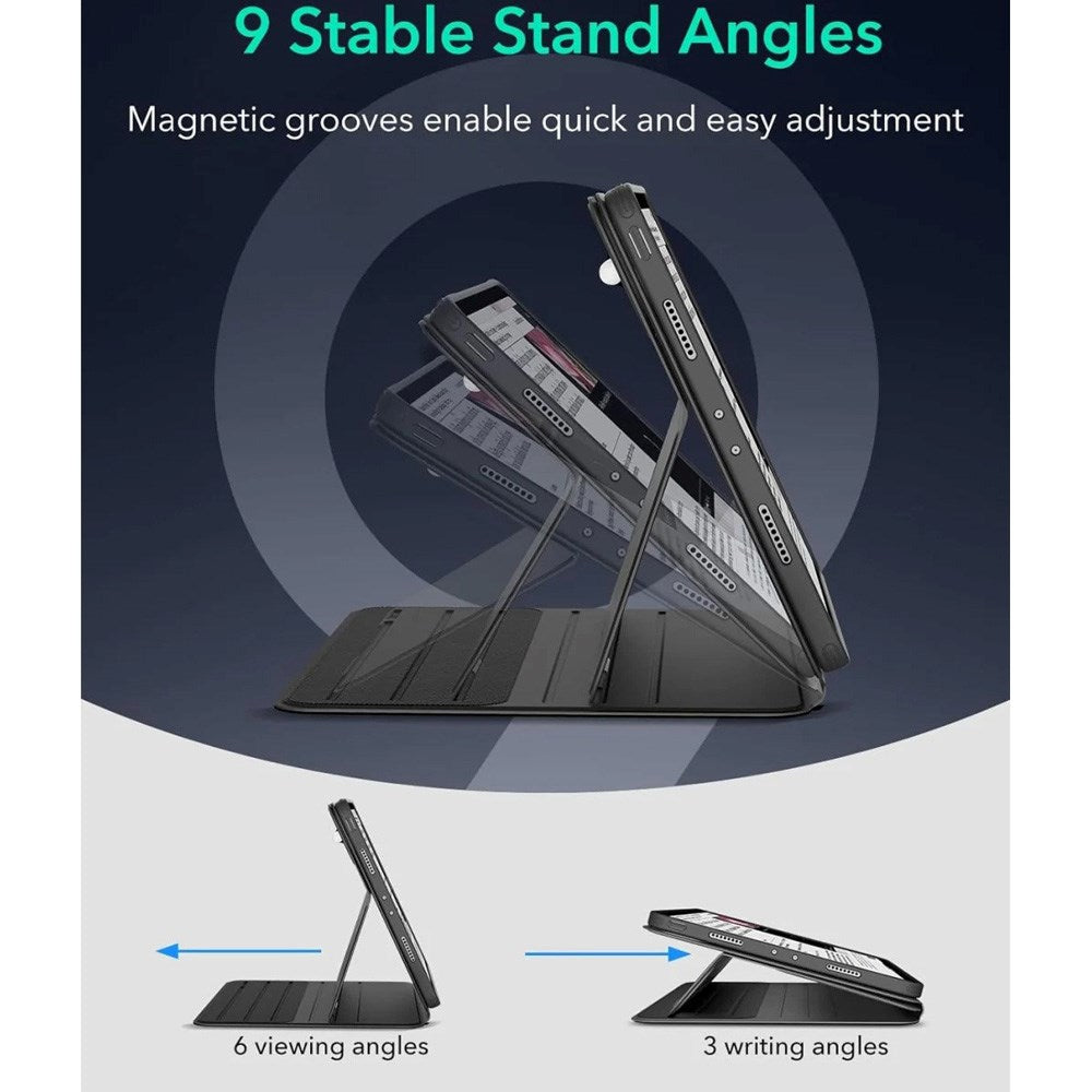 ESR iPad Air 13" (2025 / 2024) Shift Flip Case with Removable Back Case - Black