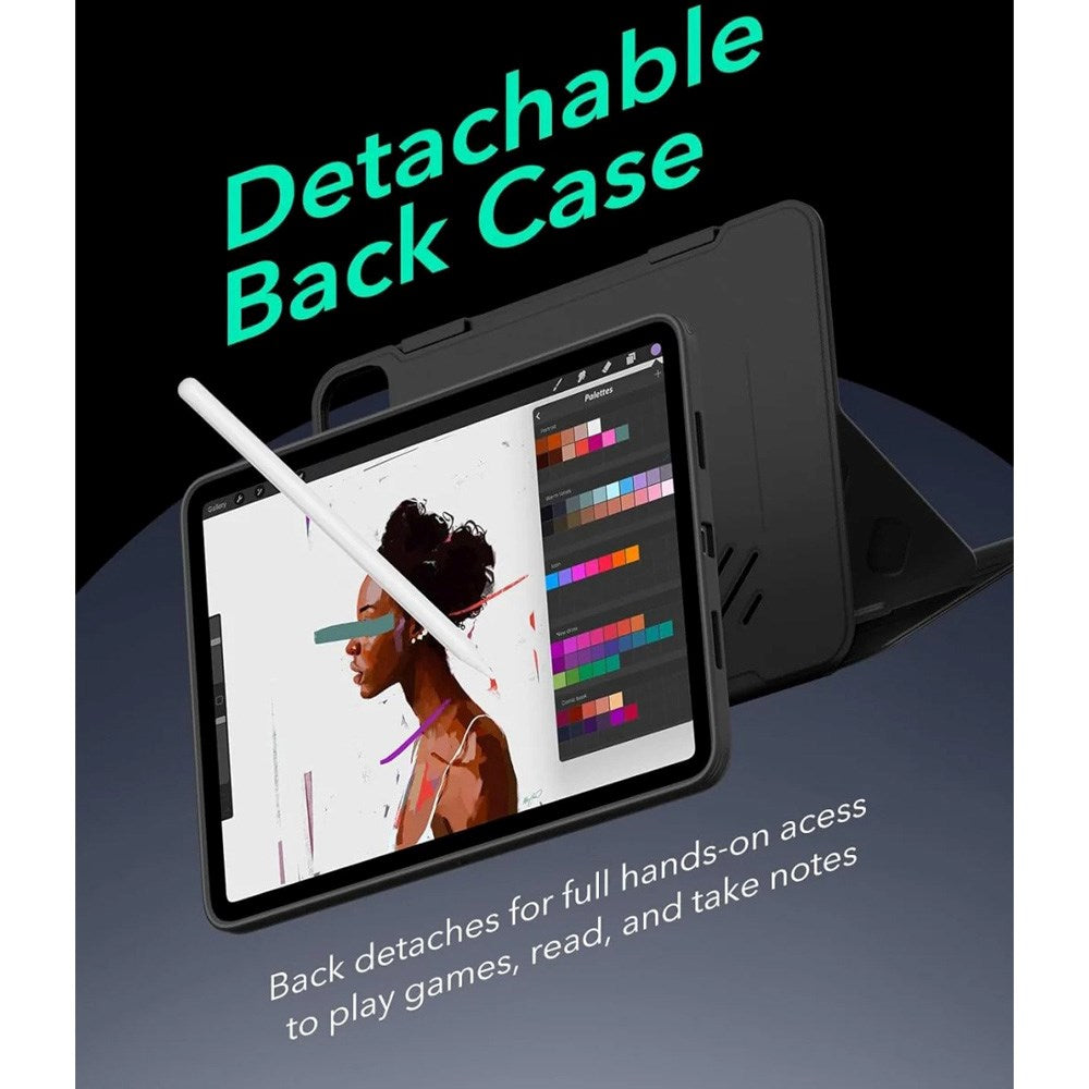 ESR iPad Air 13" (2025 / 2024) Shift Flip Case with Removable Back Case - Black