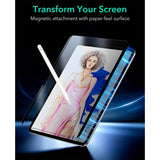 ESR iPad Pro 11" (2024) Magnetic Paper Feel Screen Protector - Matte / Transparent