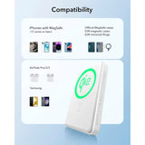 ESR Qi2 MagSlim PowerBank - 15W / 10.000 mAh - MagSafe Compatible - White
