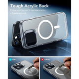 ESR iPhone 16 Pro Classic Hybrid Case - MagSafe Compatible - Matte Transparent