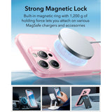 ESR iPhone 16 Pro Zero Clear Flexible Plastic Case - MagSafe Compatible - Matte Pink