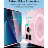 ESR iPhone 16 Pro Zero Clear Flexible Plastic Case - MagSafe Compatible - Matte Pink