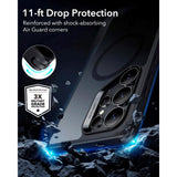 ESR Samsung Galaxy S25 Ultra Classic Hybrid Case - MagSafe Compatible - Matte Black