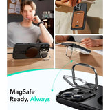 ESR iPhone 16 Classic Hybrid Case with Kickstand - MagSafe Compatible - Matte Black