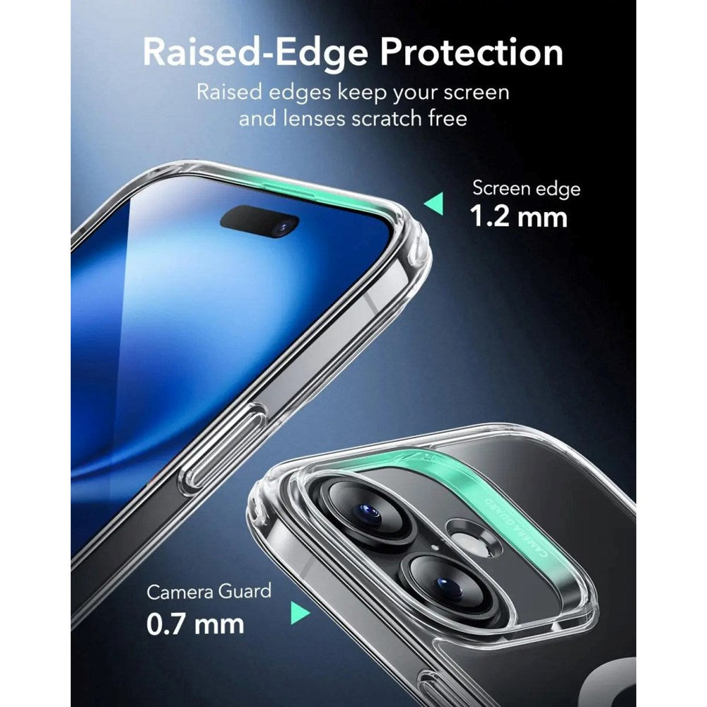 ESR iPhone 16 Plus Classic Hybrid Case with Camera Control Button - MagSafe Compatible - Transparent