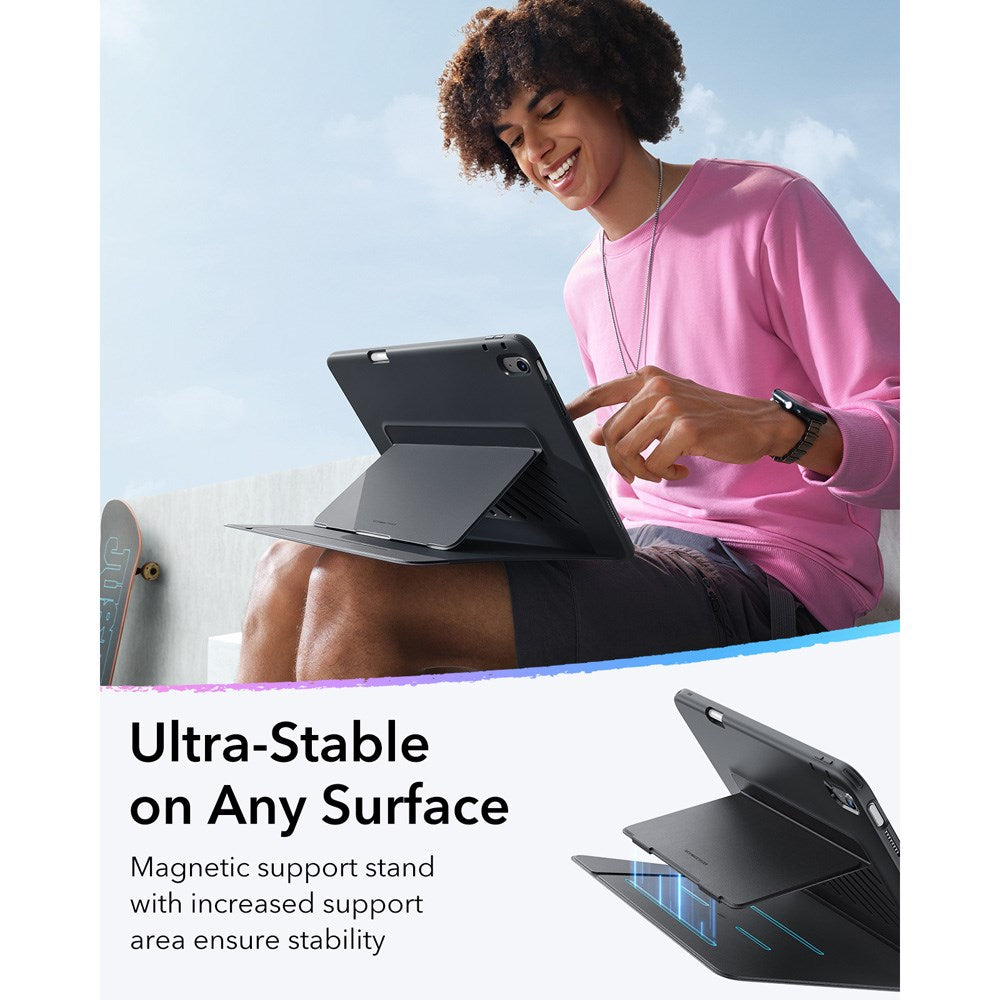 iPad Air 13" (2025 / 2024) ESR Flip Hybrid Case - Black