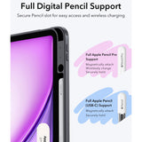 iPad Air 13" (2025 / 2024) ESR Flip Hybrid Case - Black