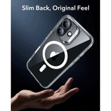 ESR iPhone 17 Classic Hybrid Case with Camera Control Button - MagSafe Compatible - Transparent