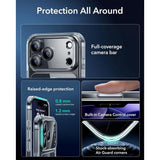ESR iPhone 17 Pro Classic Hybrid Case with Camera Control Button - MagSafe Compatible - Transparent