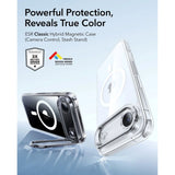 ESR iPhone Air Classic Hybrid Stash Case with Kickstand - MagSafe Compatible - Transparent