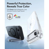 ESR iPhone Air Classic Hybrid Stash Case with Kickstand - MagSafe Compatible - Matte Black