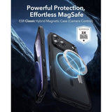 ESR iPhone 17 Pro Classic Hybrid Case with Camera Control Button - MagSafe Compatible - Matte Black