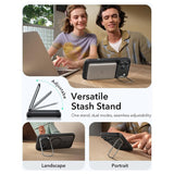 ESR iPhone 17 Pro Max Classic Hybrid Stash Case with Kickstand - MagSafe Compatible - Matte Black