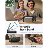 ESR iPhone 17 Pro Classic Hybrid Stash Case with Kickstand - MagSafe Compatible - Matte Black