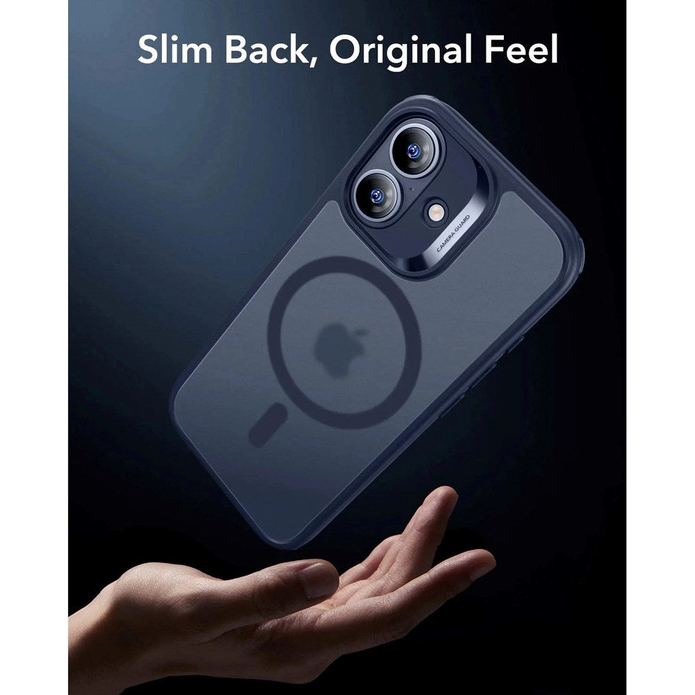 ESR iPhone 17 Classic Hybrid Case with Camera Control Button - MagSafe Compatible - Matte Blue