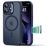 ESR iPhone 17 Classic Hybrid Case with Camera Control Button - MagSafe Compatible - Matte Blue