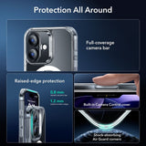 iPhone 17 ESR Classic Hybrid Set with Back Case & Tempered Glass Screen Protector - MagSafe Compatible - Transparent