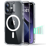 iPhone 17 ESR Classic Hybrid Set with Back Case & Tempered Glass Screen Protector - MagSafe Compatible - Transparent