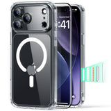 iPhone 17 Pro Max ESR Classic Hybrid Set with Back Case & Tempered Glass Screen Protector - MagSafe Compatible - Transparent
