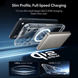 iPhone 17 Pro ESR Classic Hybrid Set with Back Case & Tempered Glass Screen Protector - MagSafe Compatible - Transparent