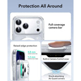 ESR iPhone 17 Pro Classic Hybrid Case with Camera Control Button - MagSafe Compatible - Transparent / Glitter