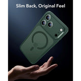 ESR iPhone 17 Pro Classic Hybrid Case with Camera Control Button - MagSafe Compatible - Matte Green