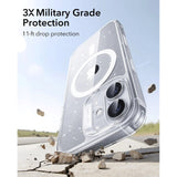 ESR iPhone 17 Classic Hybrid Case with Camera Control Button - MagSafe Compatible - Transparent / Glitter
