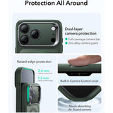 ESR iPhone 17 Pro Classic Hybrid Stash Case with Kickstand - MagSafe Compatible - Matte Green