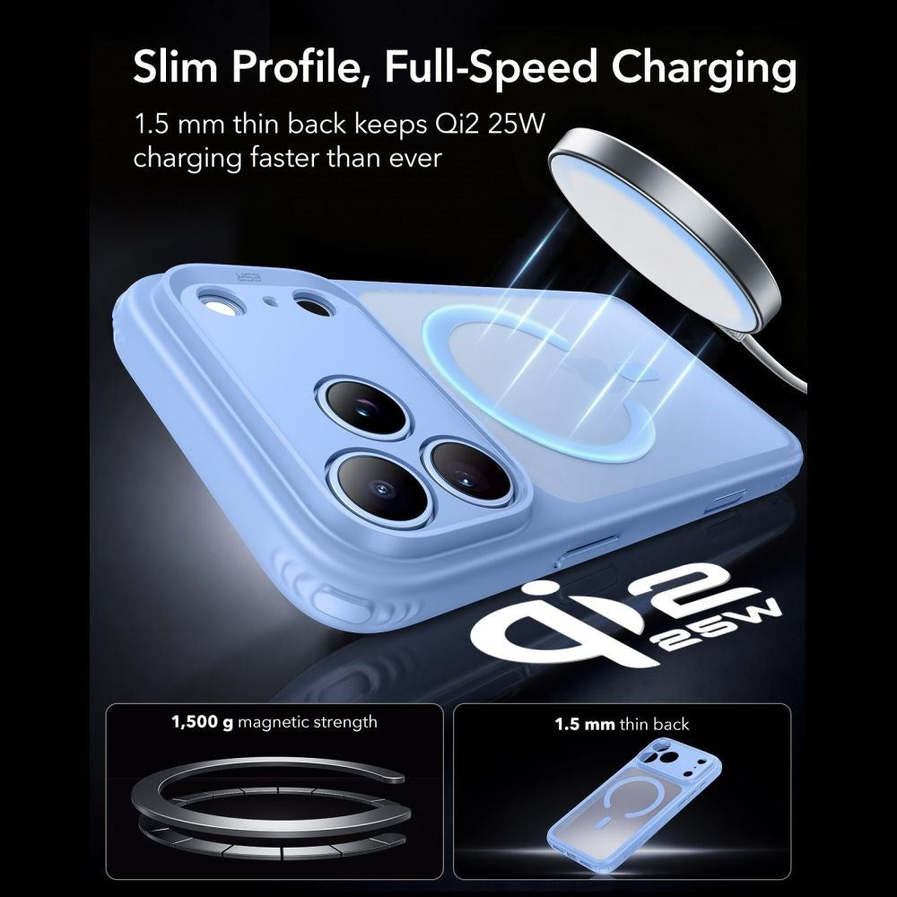 iPhone 18 Pro / 17 Pro ESR Classic Hybrid Case - MagSafe Compatible - Blue