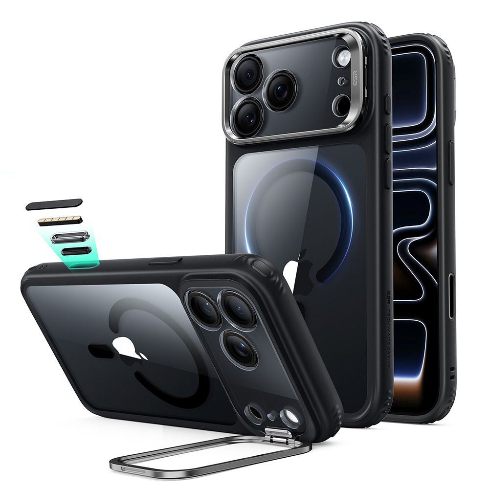 iPhone 18 Pro / 17 Pro ESR Classic Hybrid Kickstand Case - MagSafe Compatible - Black