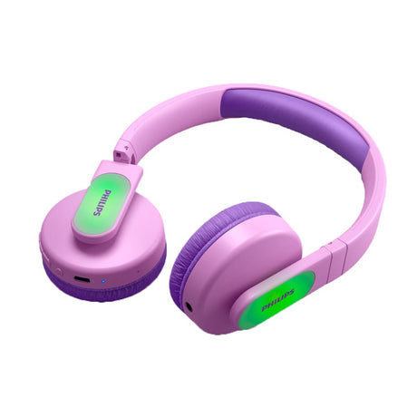 Philips Series 4000 Bluetooth Headphones On-Ear for Children w. Sound Limiter - Pink / Purple