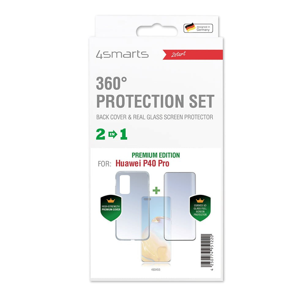 Huawei P40 Pro 4smarts 360⁰ Protection Set Premium Edition (Case + Screen Protector)