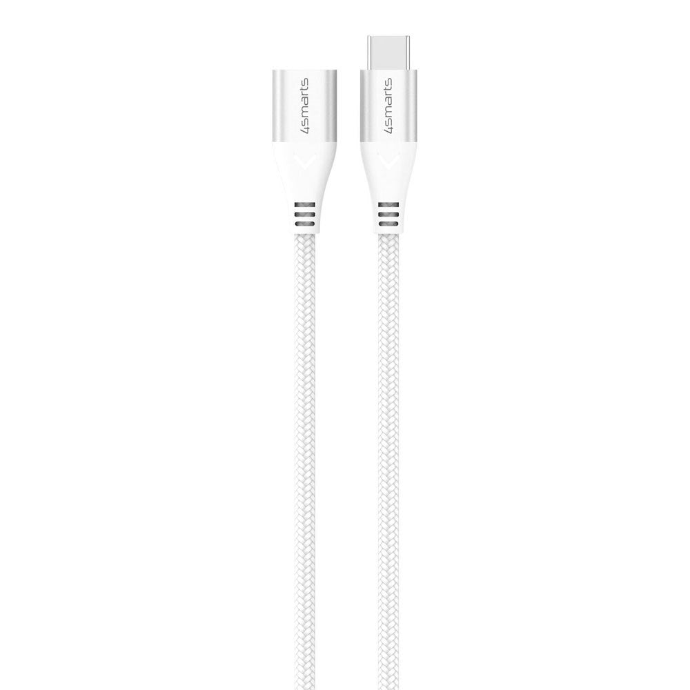 4smarts 60W USB-C Extension Cable - 1.5m - White
