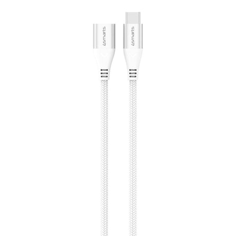 4smarts 60W USB-C Extension Cable - 1.5m - White