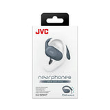 JVC Nearphones HA-NP40T True Wireless Open-Ear Headphones - Grey