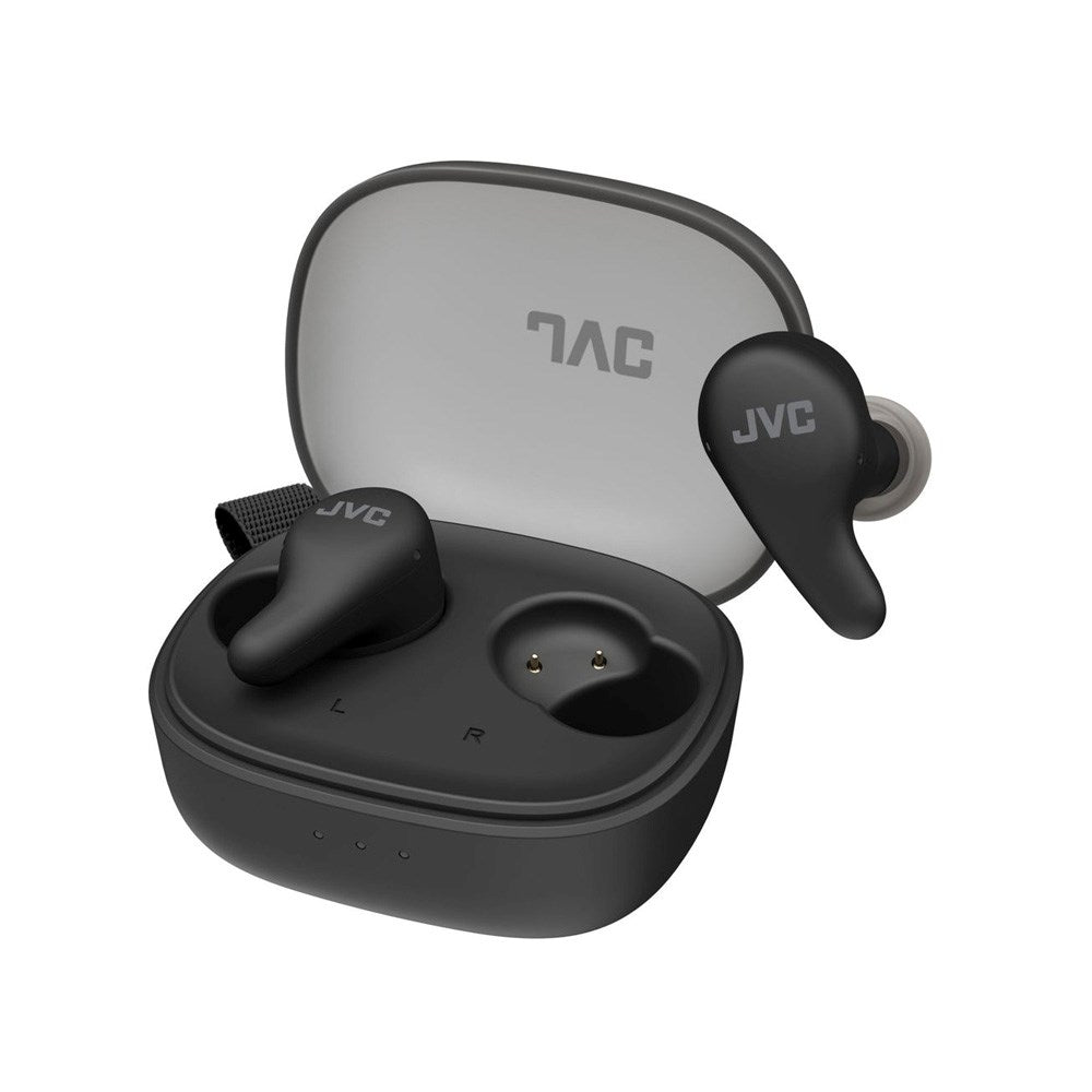 JVC Gumy HA-A23T True Wireless In-Ear Headphones - Active Noise Cancelling - Black