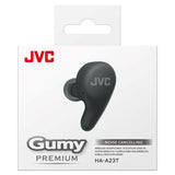 JVC Gumy HA-A23T True Wireless In-Ear Headphones - Active Noise Cancelling - Black