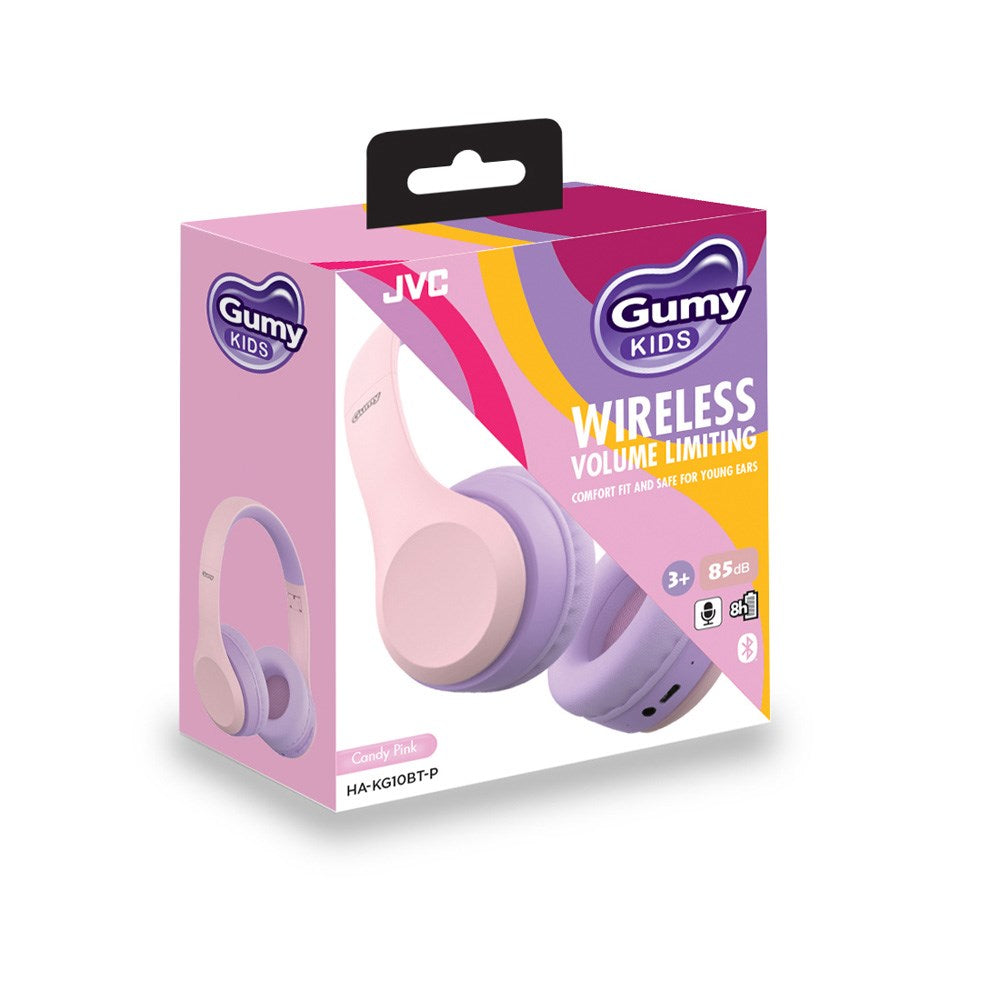 JVC Gumy Kids True Wireless Headphones – Candy Pink
