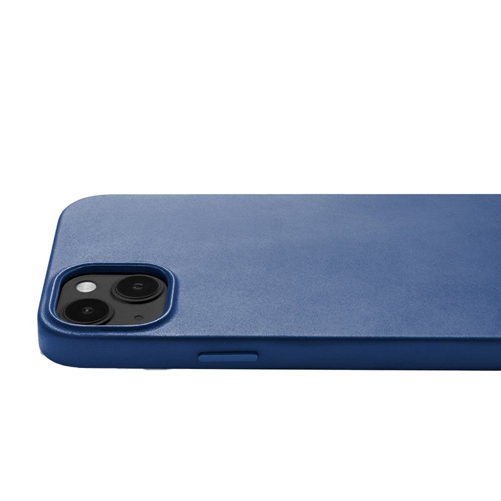 Mujjo iPhone 14 Pro Max Leather Case - MagSafe Compatible - Blue