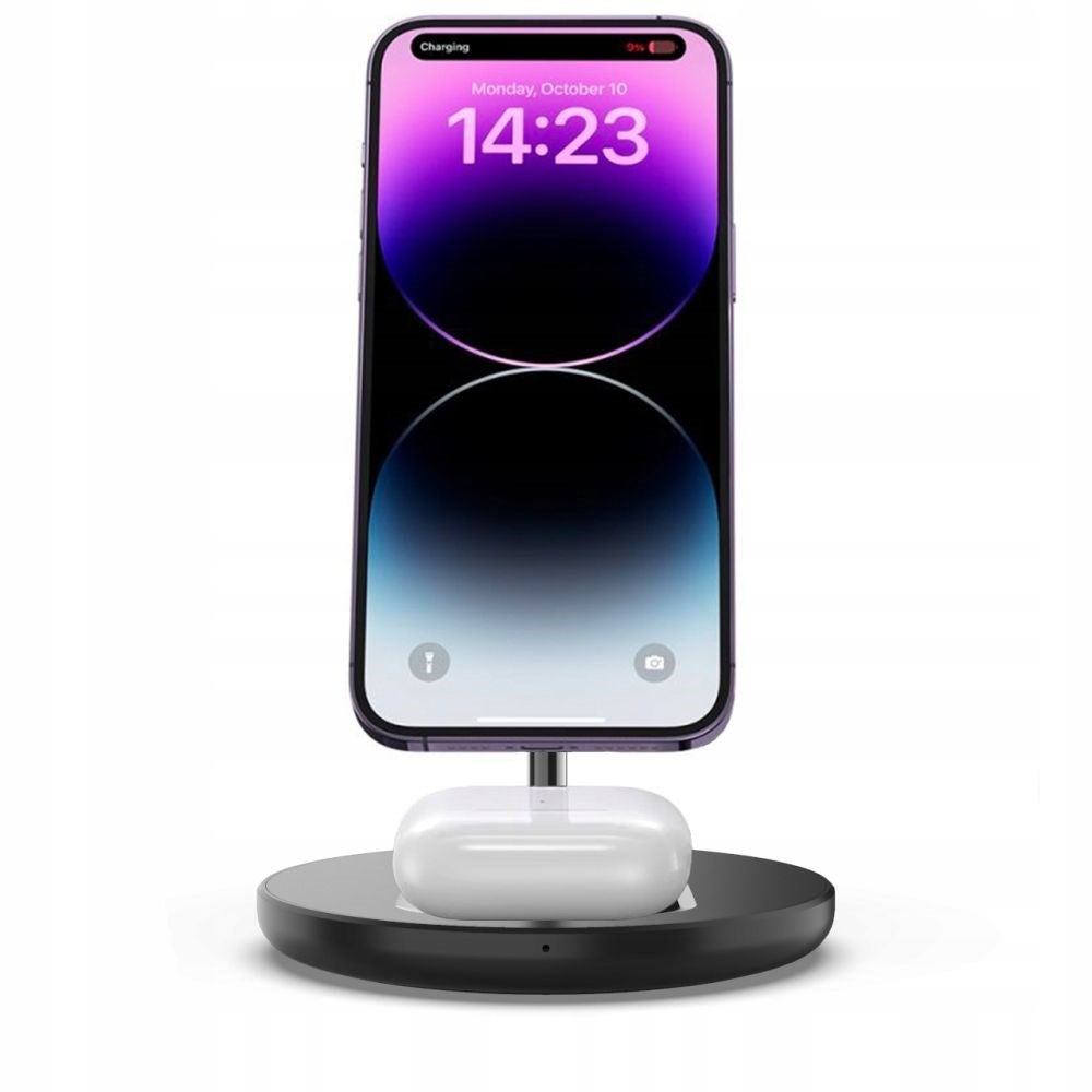 Tech-Protect A21 2-in-1 Wireless Charger 15W  - Black