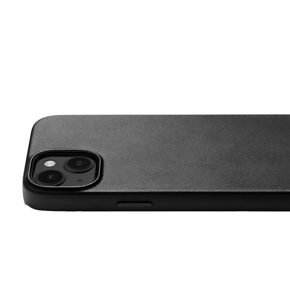 Mujjo iPhone 14 Leather Case - MagSafe Compatible - Black