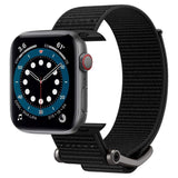 Spigen Durapro Flex Apple Watch (42/44/SE/45/46/49mm) Fabric Strap w. Zinc Buckle - Black